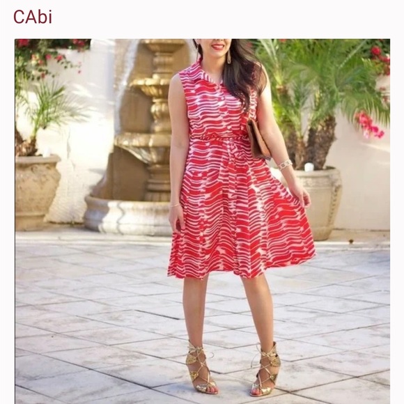 CAbi dress red white - Picture 4 of 11